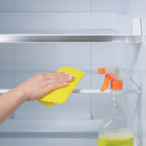 Standard Cleaning Side by Side Door Fridge – For a Fresh & Germ-Free Kitchen